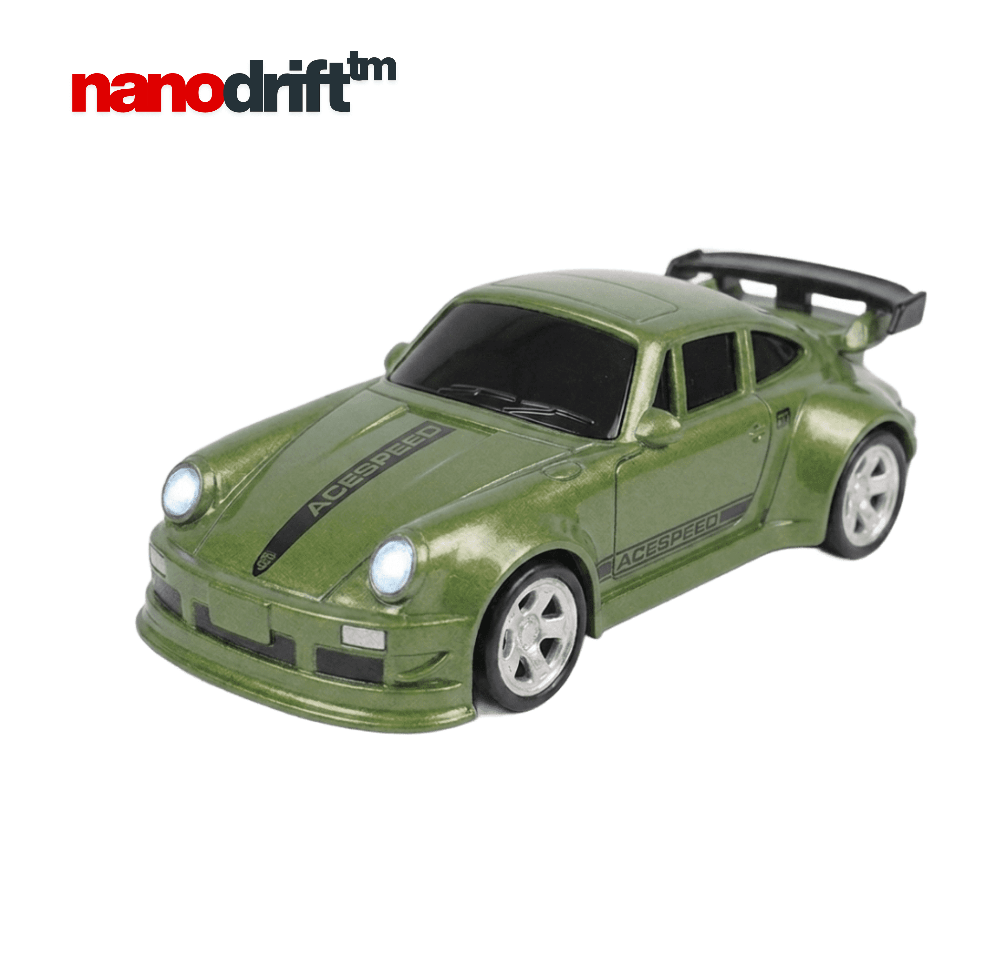 NanoDrift® Prosche - Mini Samochodzik Na Pilota. Skala 1:64